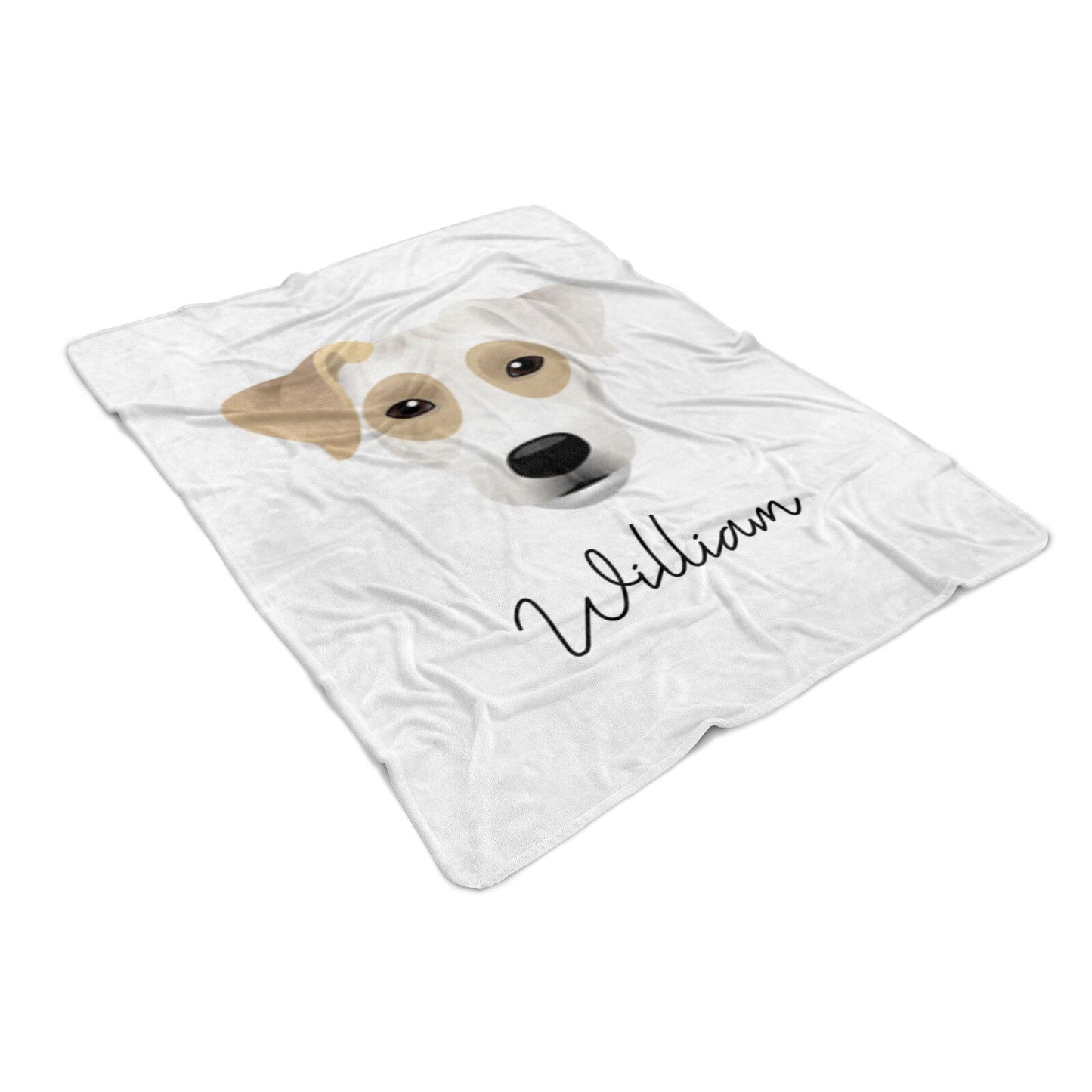 Parson Russell Terrier Personalised Large Fleece Blankets