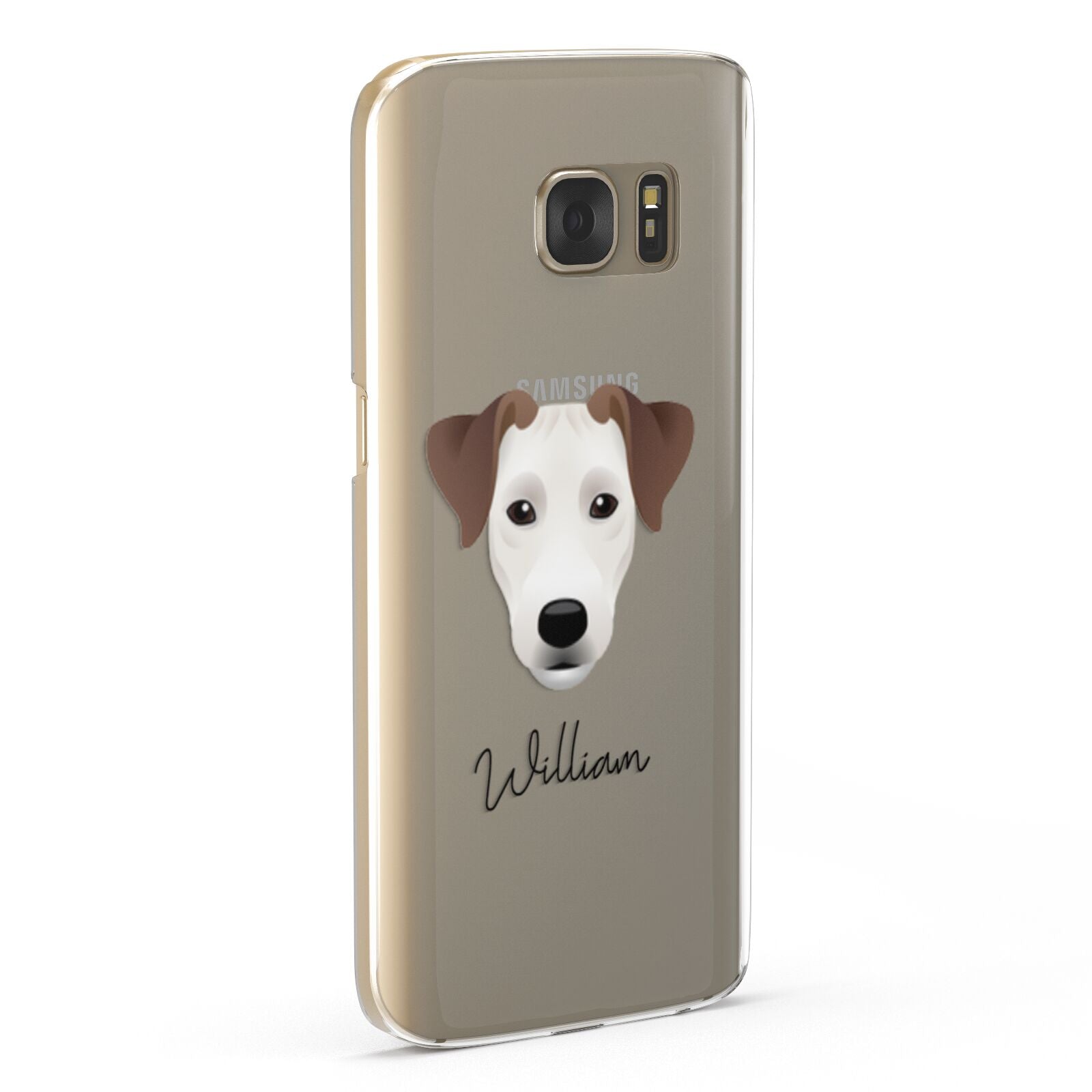 Parson Russell Terrier Personalised Samsung Galaxy Case Fourty Five Degrees