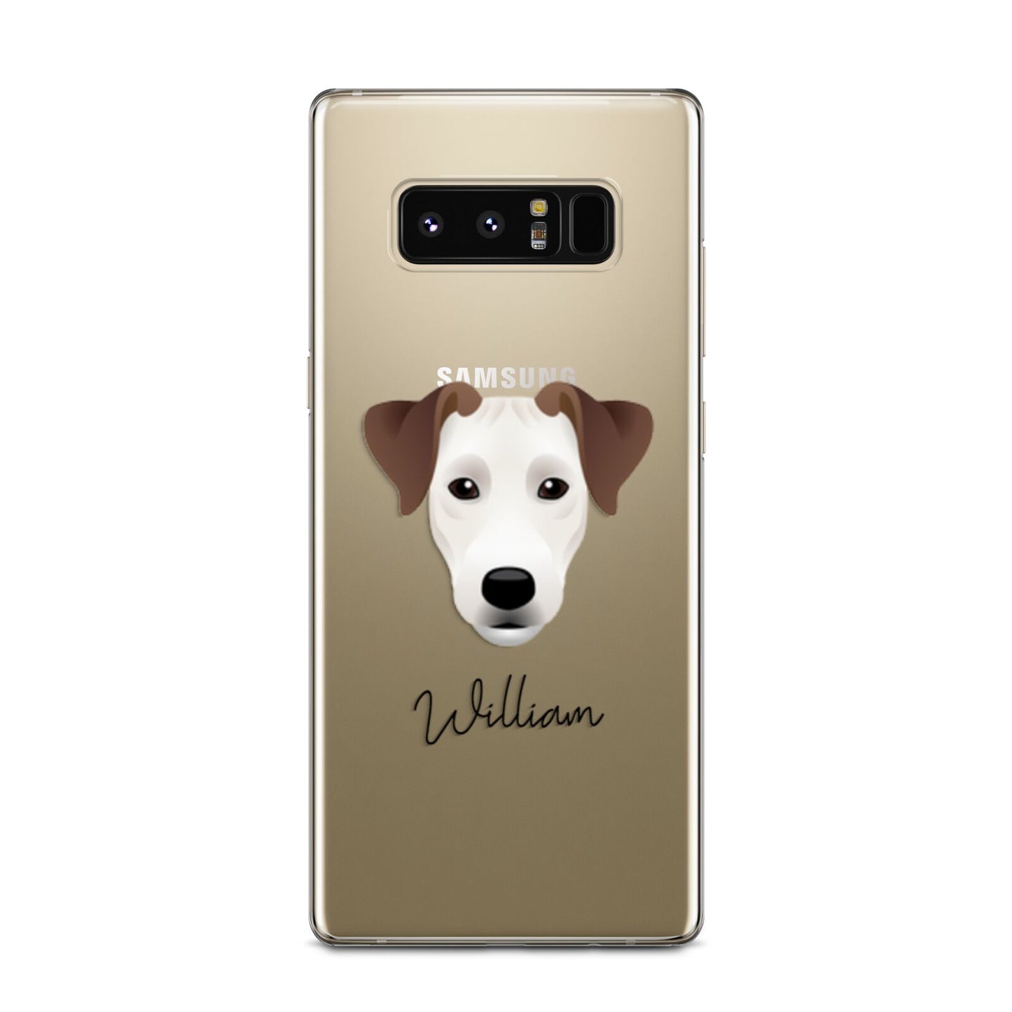 Parson Russell Terrier Personalised Samsung Galaxy Note 8 Case
