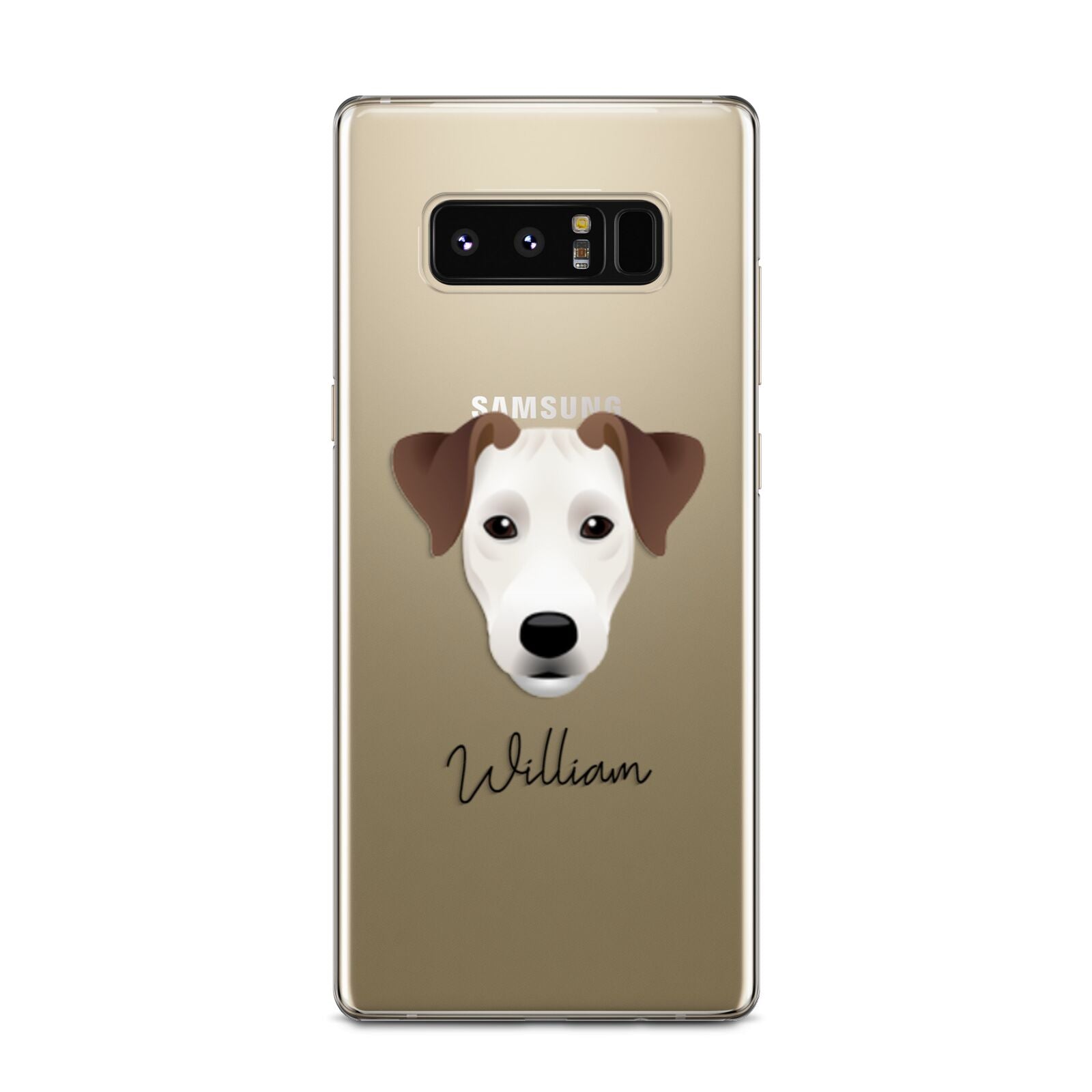Parson Russell Terrier Personalised Samsung Galaxy Note 8 Case