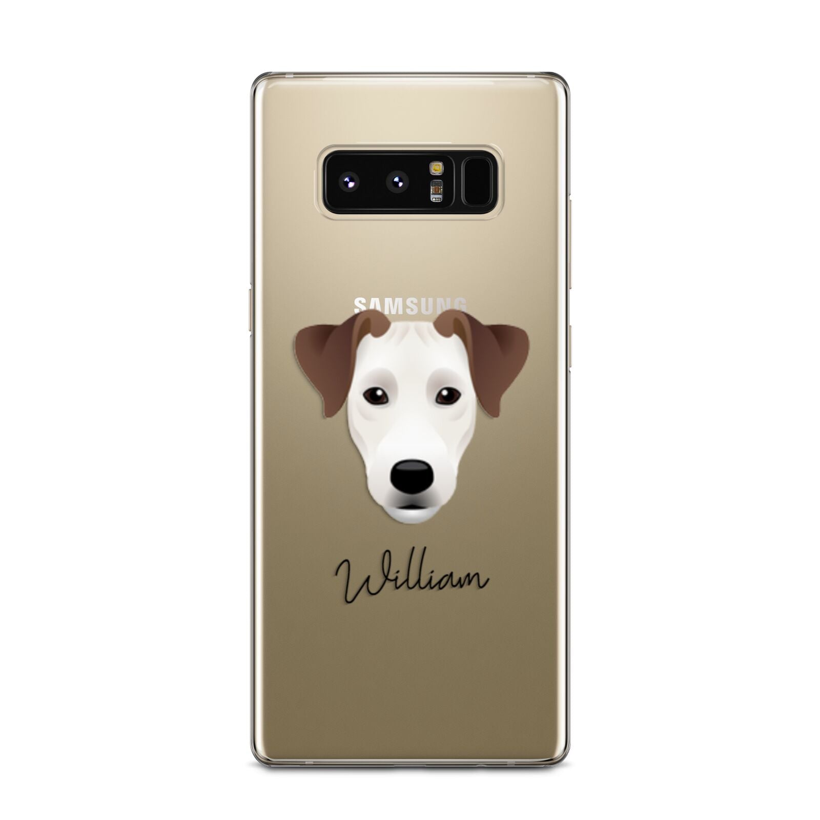 Parson Russell Terrier Personalised Samsung Galaxy Note 8 Case