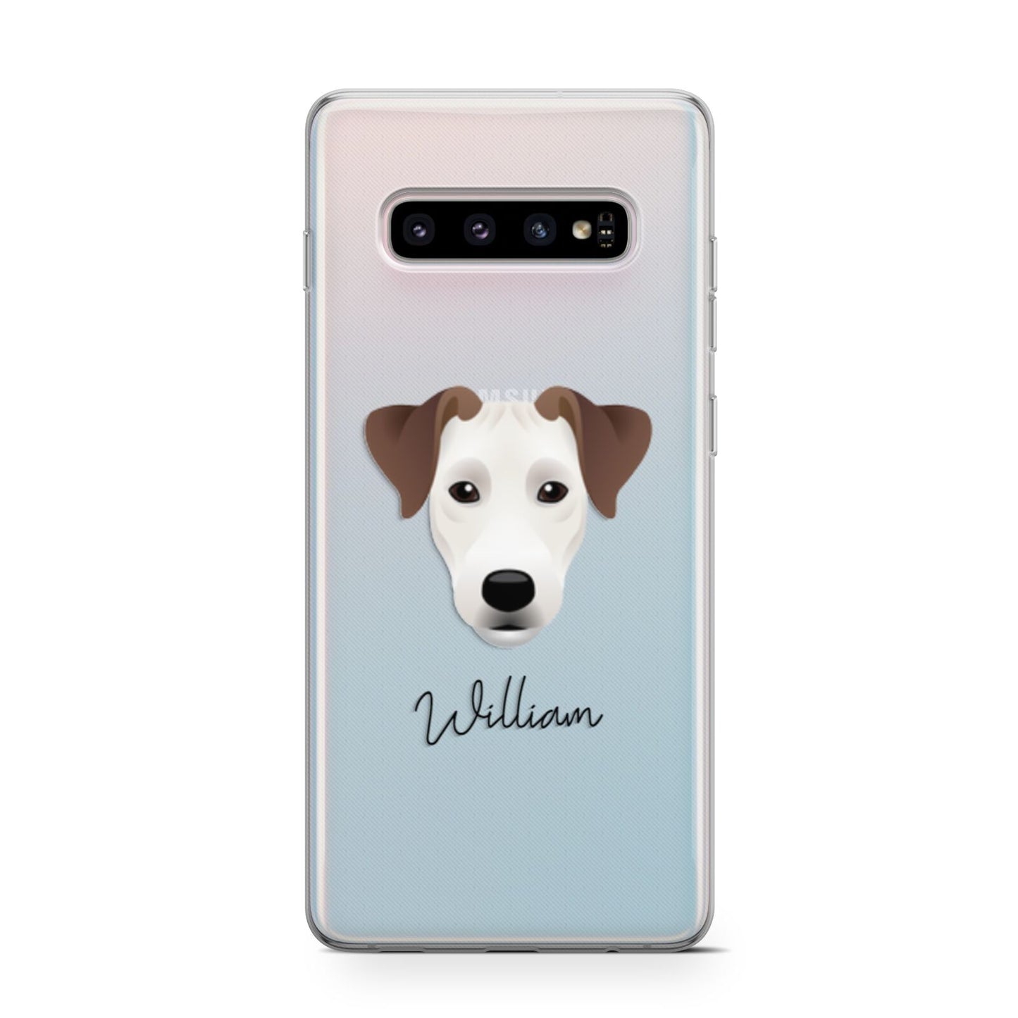 Parson Russell Terrier Personalised Samsung Galaxy S10 Case