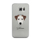 Parson Russell Terrier Personalised Samsung Galaxy S6 Edge Case