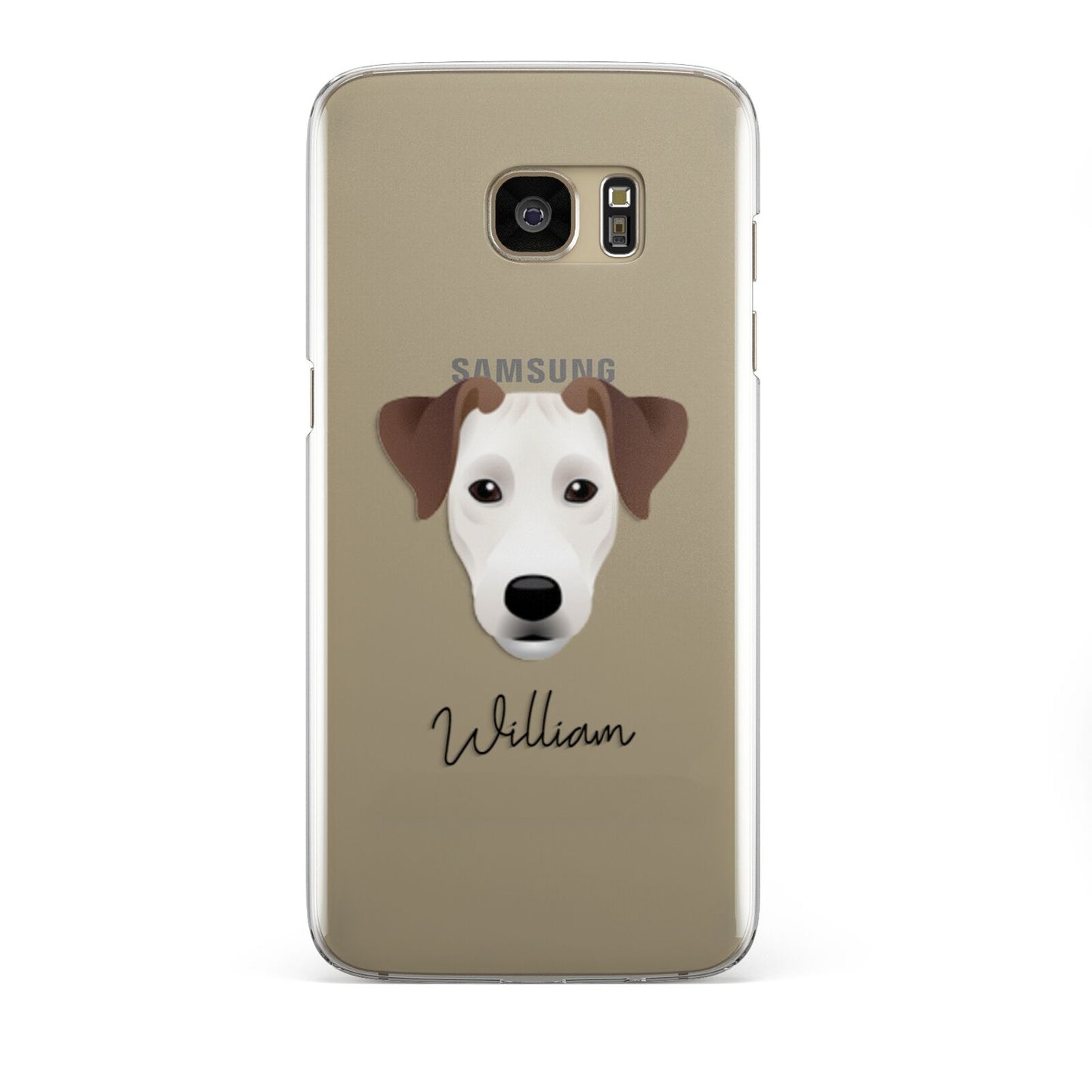 Parson Russell Terrier Personalised Samsung Galaxy S7 Edge Case