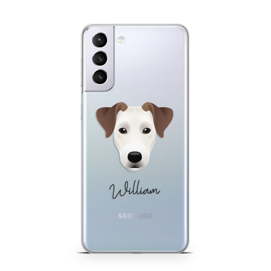Parson Russell Terrier Personalised Samsung S21 Plus Phone Case