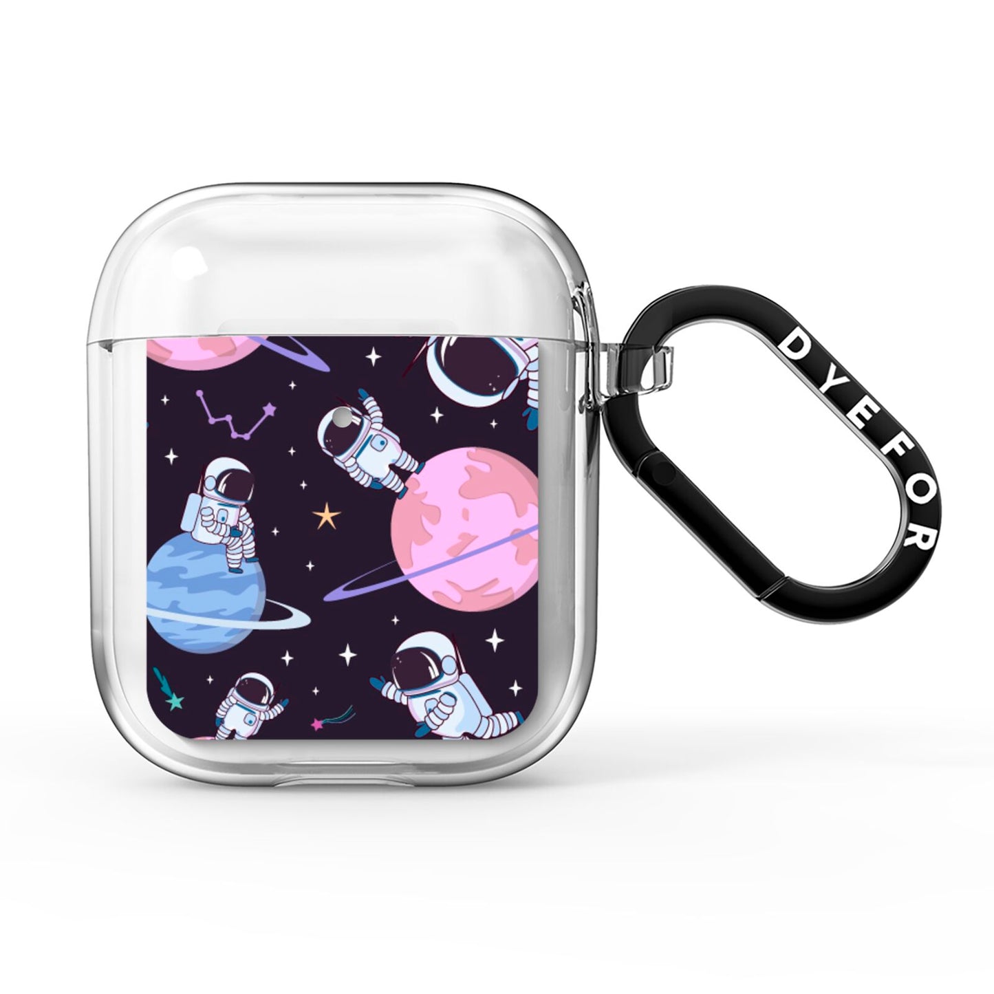 Pastel Hue Space Scene AirPods Clear Case