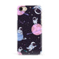 Pastel Hue Space Scene Apple iPhone 7 8 3D Snap Case