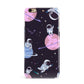 Pastel Hue Space Scene iPhone 6 Plus 3D Snap Case on Gold Phone