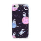Pastel Hue Space Scene iPhone 7 Bumper Case on Silver iPhone