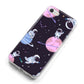 Pastel Hue Space Scene iPhone 8 Bumper Case on Silver iPhone Alternative Image