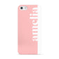 Pastel Pink Personalised Name Apple iPhone 5 Case