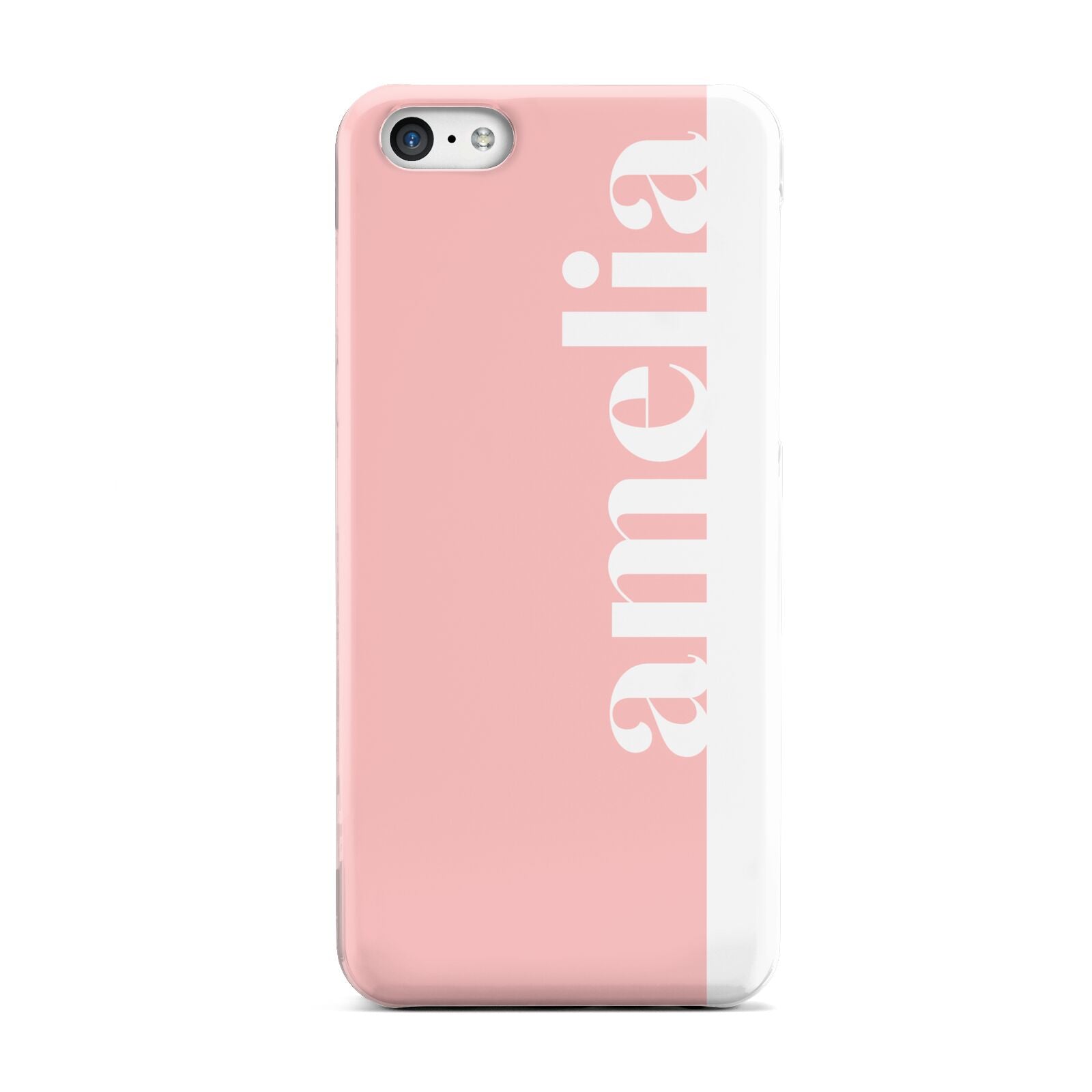 Pastel Pink Personalised Name Apple iPhone 5c Case