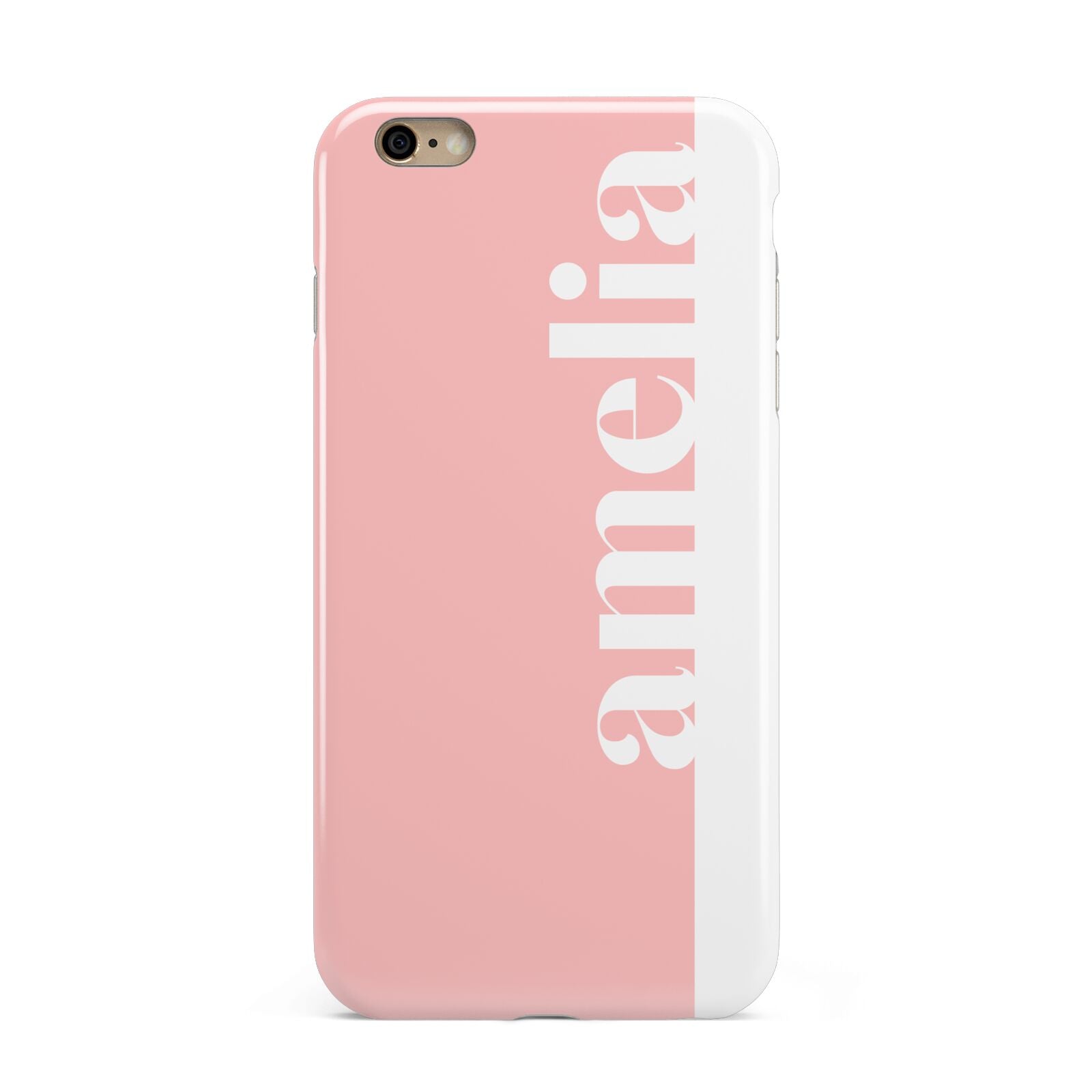 Pastel Pink Personalised Name Apple iPhone 6 Plus 3D Tough Case
