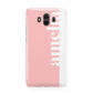 Pastel Pink Personalised Name Huawei Mate 10 Protective Phone Case