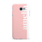 Pastel Pink Personalised Name Samsung Galaxy A7 2017 Case
