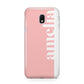 Pastel Pink Personalised Name Samsung Galaxy J3 2017 Case