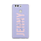 Pastel Pink and Purple Full Name Huawei P9 Case