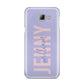 Pastel Pink and Purple Full Name Samsung Galaxy A8 2016 Case