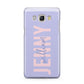 Pastel Pink and Purple Full Name Samsung Galaxy J5 2016 Case