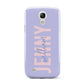 Pastel Pink and Purple Full Name Samsung Galaxy S4 Mini Case