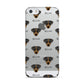 Patterdale Terrier Icon with Name Apple iPhone 5 Case