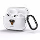 Patterdale Terrier Personalised AirPods Pro Clear Case Side Image