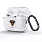 Patterdale Terrier Personalised AirPods Pro Glitter Case Side Image