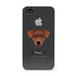 Patterdale Terrier Personalised Apple iPhone 4s Case