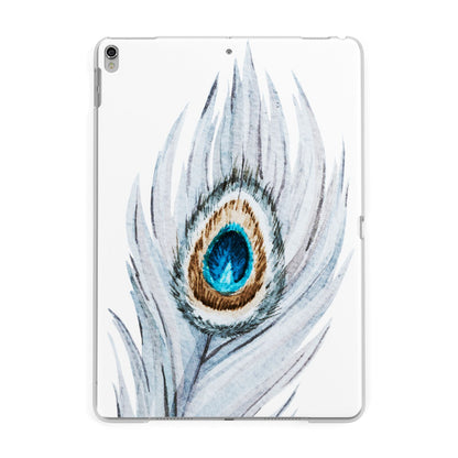Peacock Apple iPad Silver Case