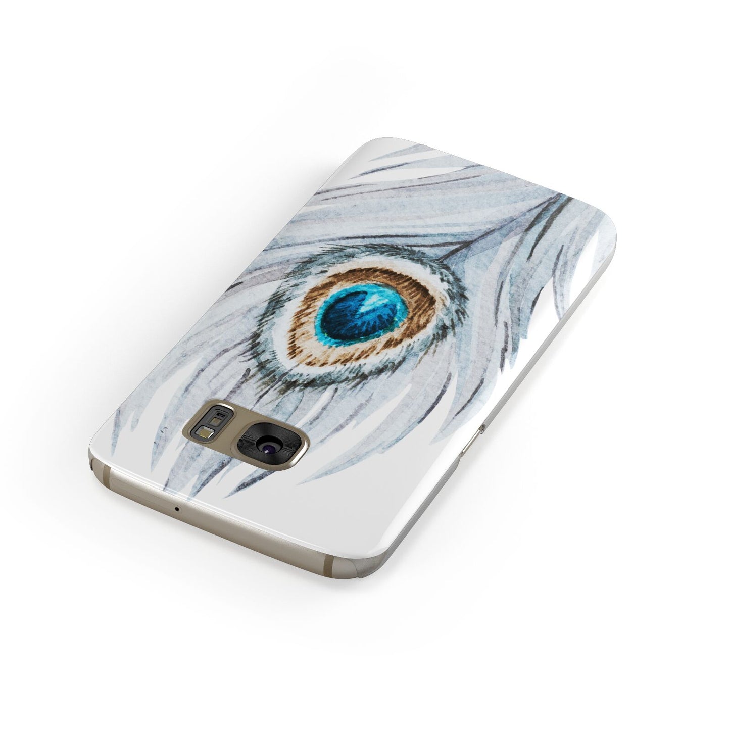 Peacock Samsung Galaxy Case Front Close Up