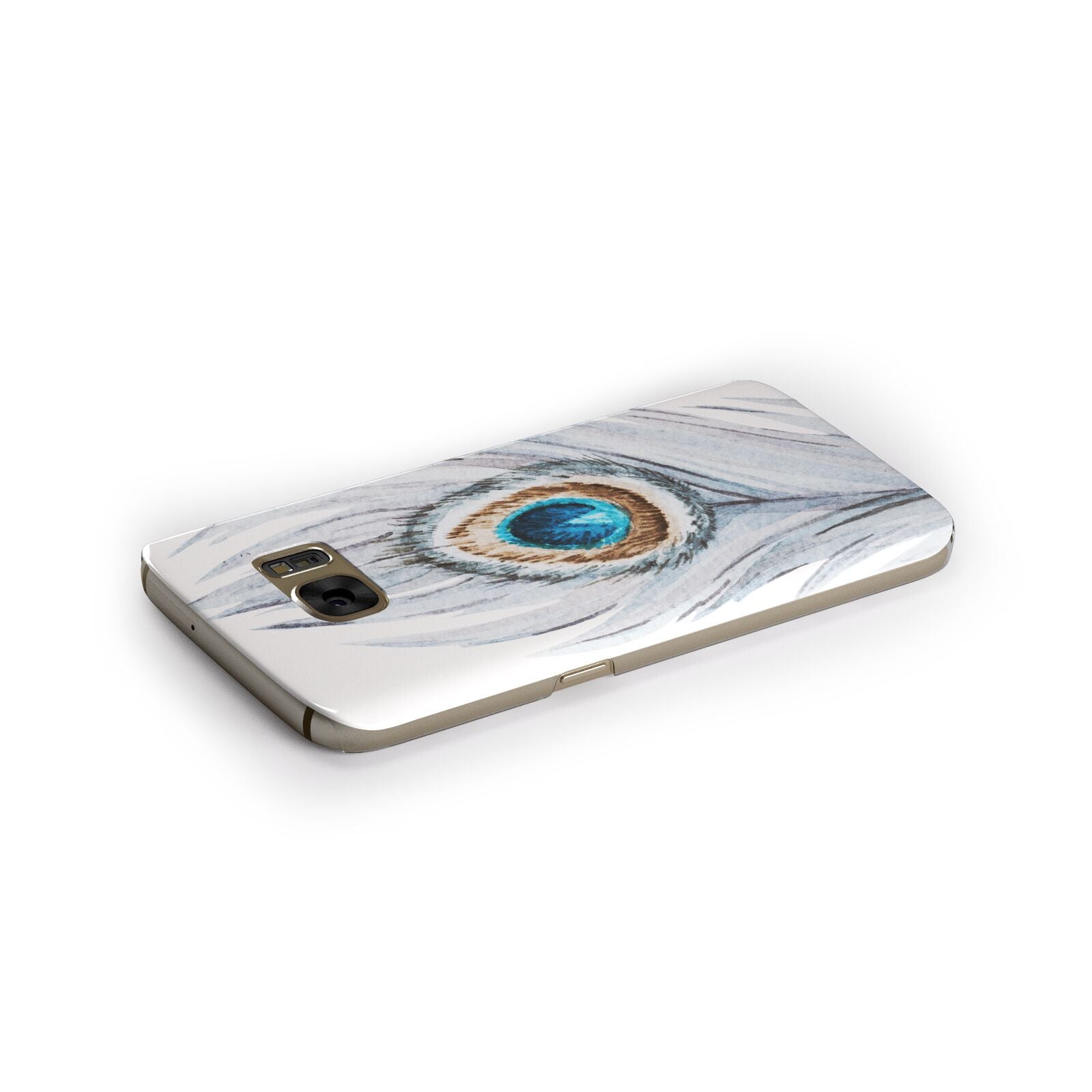 Peacock Samsung Galaxy Case Side Close Up