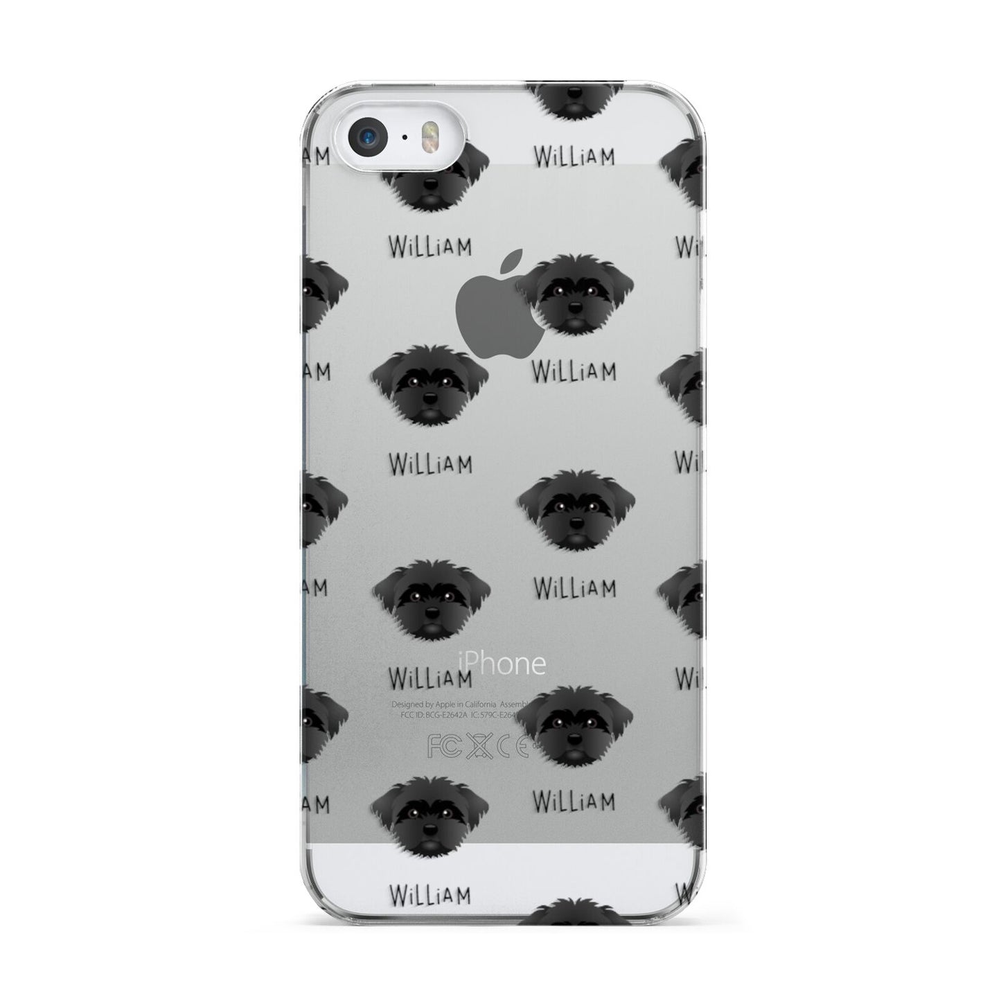 Peek a poo Icon with Name Apple iPhone 5 Case