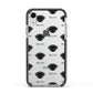 Peek a poo Icon with Name Apple iPhone XR Impact Case Black Edge on Silver Phone