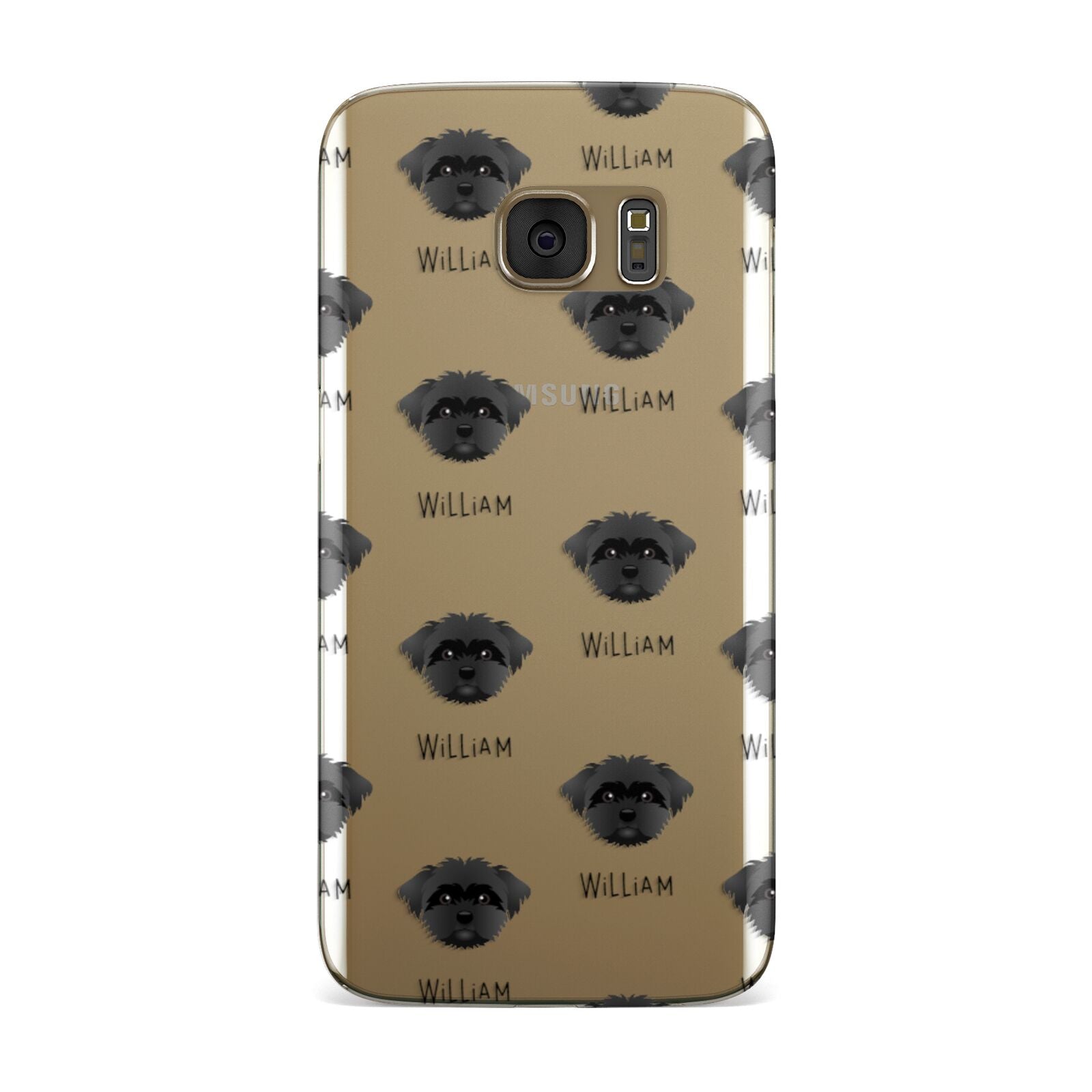 Peek a poo Icon with Name Samsung Galaxy Case