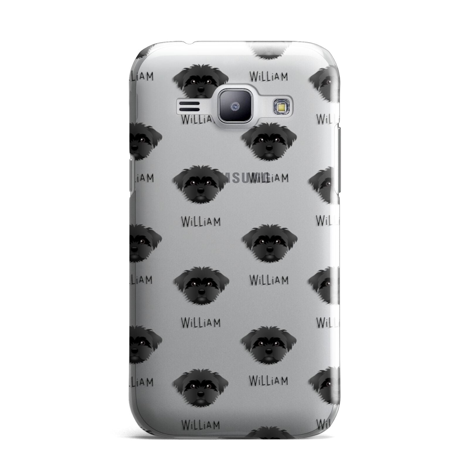 Peek a poo Icon with Name Samsung Galaxy J1 2015 Case