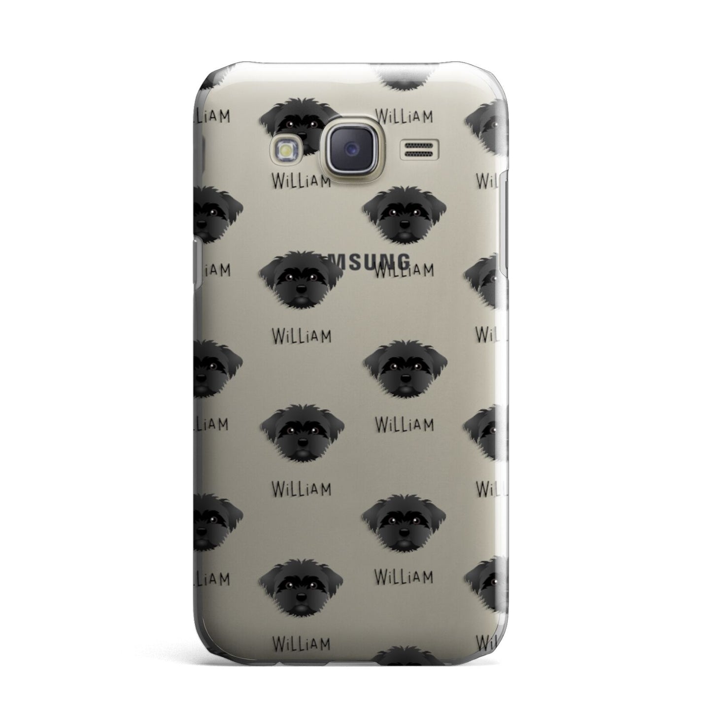 Peek a poo Icon with Name Samsung Galaxy J7 Case