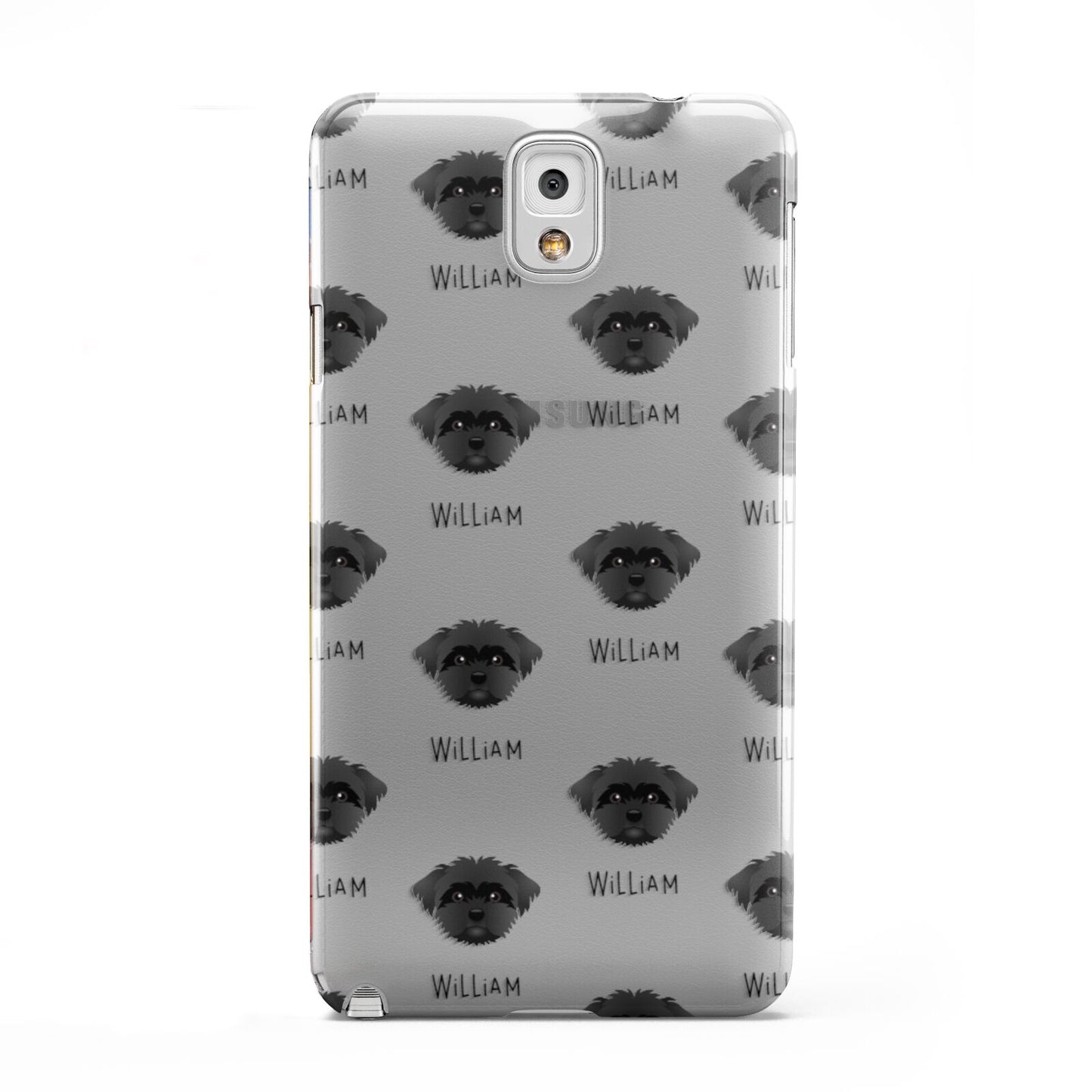 Peek a poo Icon with Name Samsung Galaxy Note 3 Case