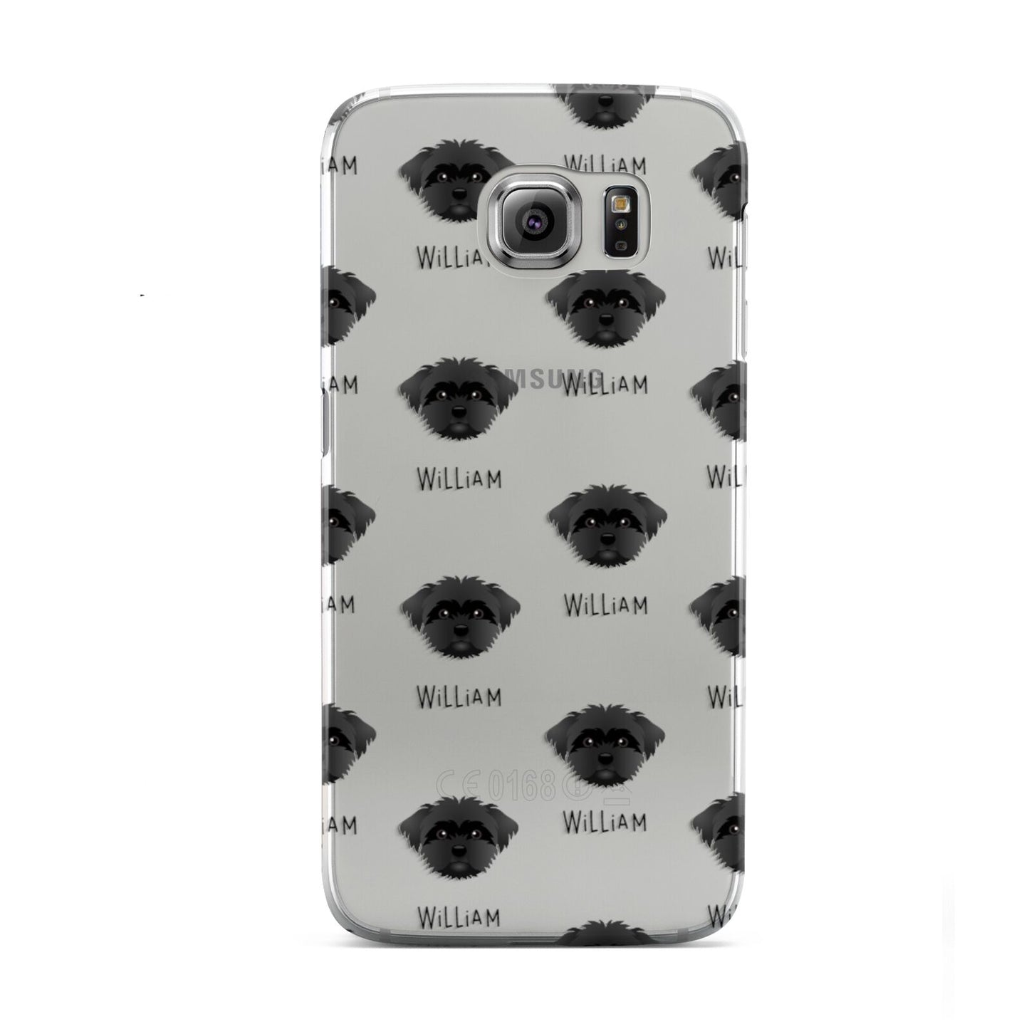 Peek a poo Icon with Name Samsung Galaxy S6 Case