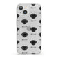 Peek a poo Icon with Name iPhone 13 Clear Bumper Case