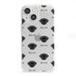 Peek a poo Icon with Name iPhone 13 Mini Clear Bumper Case