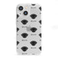 Peek a poo Icon with Name iPhone 13 Mini Clear Bumper Case