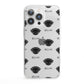 Peek a poo Icon with Name iPhone 13 Pro Clear Bumper Case