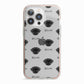 Peek a poo Icon with Name iPhone 13 Pro TPU Impact Case with Pink Edges