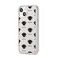 Peek a poo Icon with Name iPhone 14 Clear Tough Case Starlight Angled Image