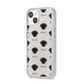 Peek a poo Icon with Name iPhone 14 Glitter Tough Case Starlight Angled Image