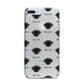 Peek a poo Icon with Name iPhone 7 Plus Bumper Case on Silver iPhone