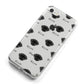 Peek a poo Icon with Name iPhone 8 Bumper Case on Silver iPhone Alternative Image