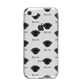 Peek a poo Icon with Name iPhone 8 Bumper Case on Silver iPhone