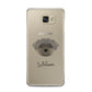 Peek a poo Personalised Samsung Galaxy A5 2016 Case on gold phone