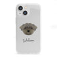 Peek a poo Personalised iPhone 13 Mini Clear Bumper Case